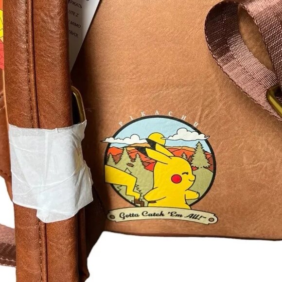 NWT Loungefly Pokémon Camper Patch Backpack & Wallet Set - Picture 3 of 7